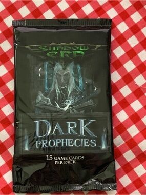 Shadow Era Dark Prophecies Booster Pack - Black with Teal Artwork